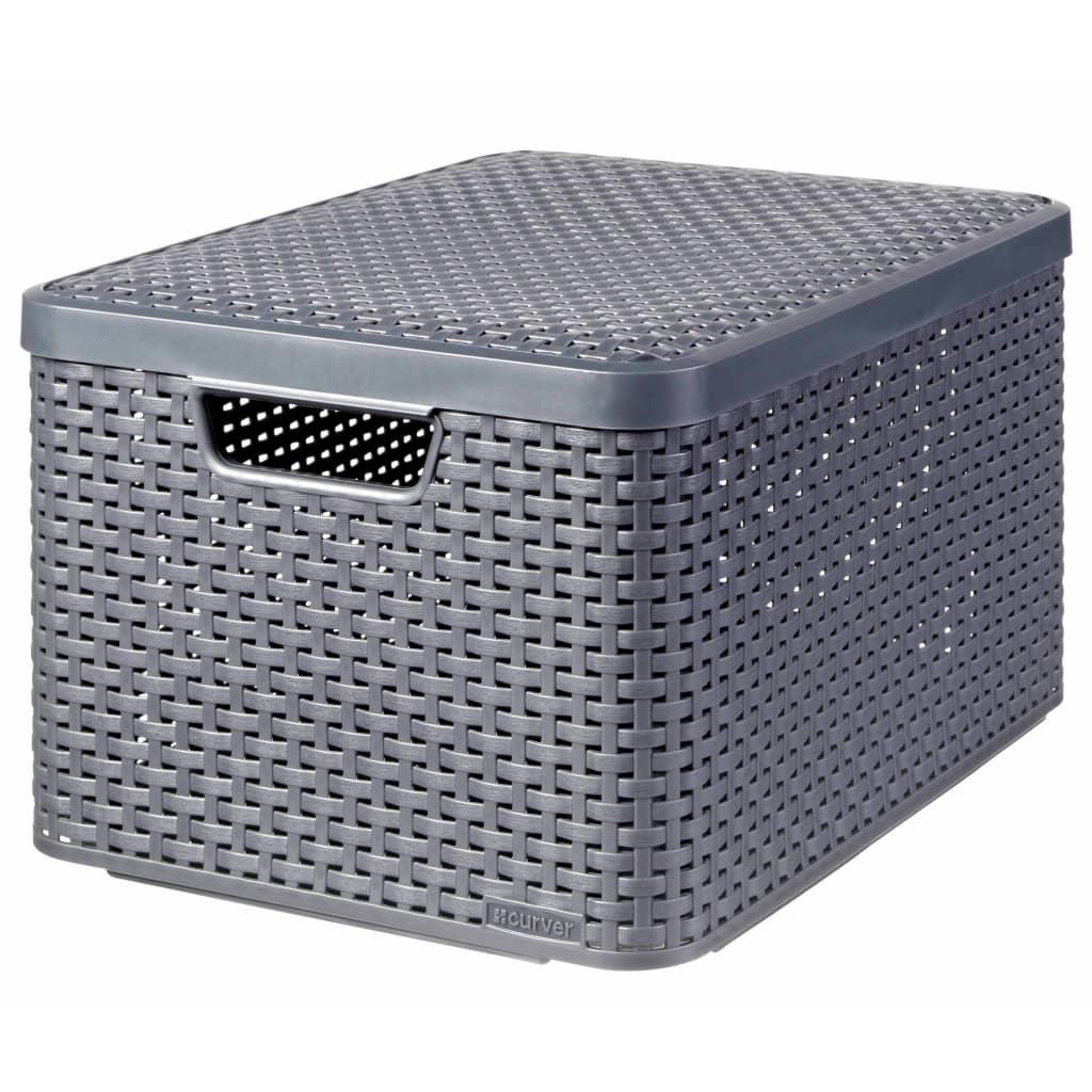 Curver Stye Storage Boxes With Id 3 Pcs Size