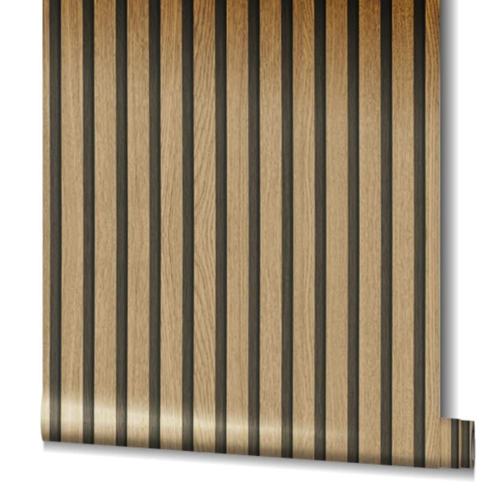 Noordwand Wallpaper Botanica Wooden Slats And Oak