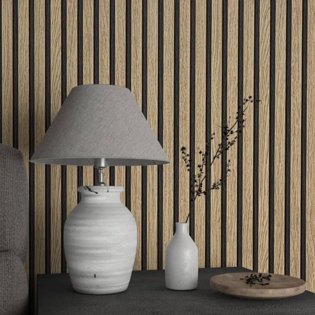 Noordwand Wallpaper Botanica Wooden Slats And Oak