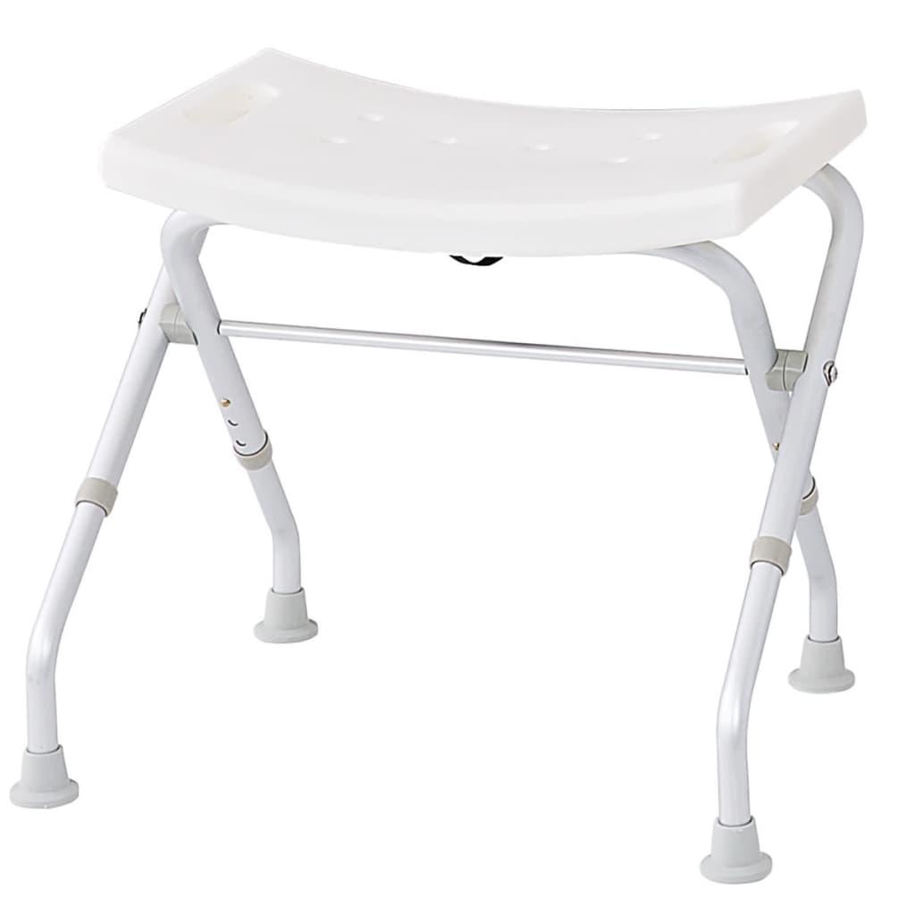 Ridder Folding Bathroom Stool 110 Kg White A0050301