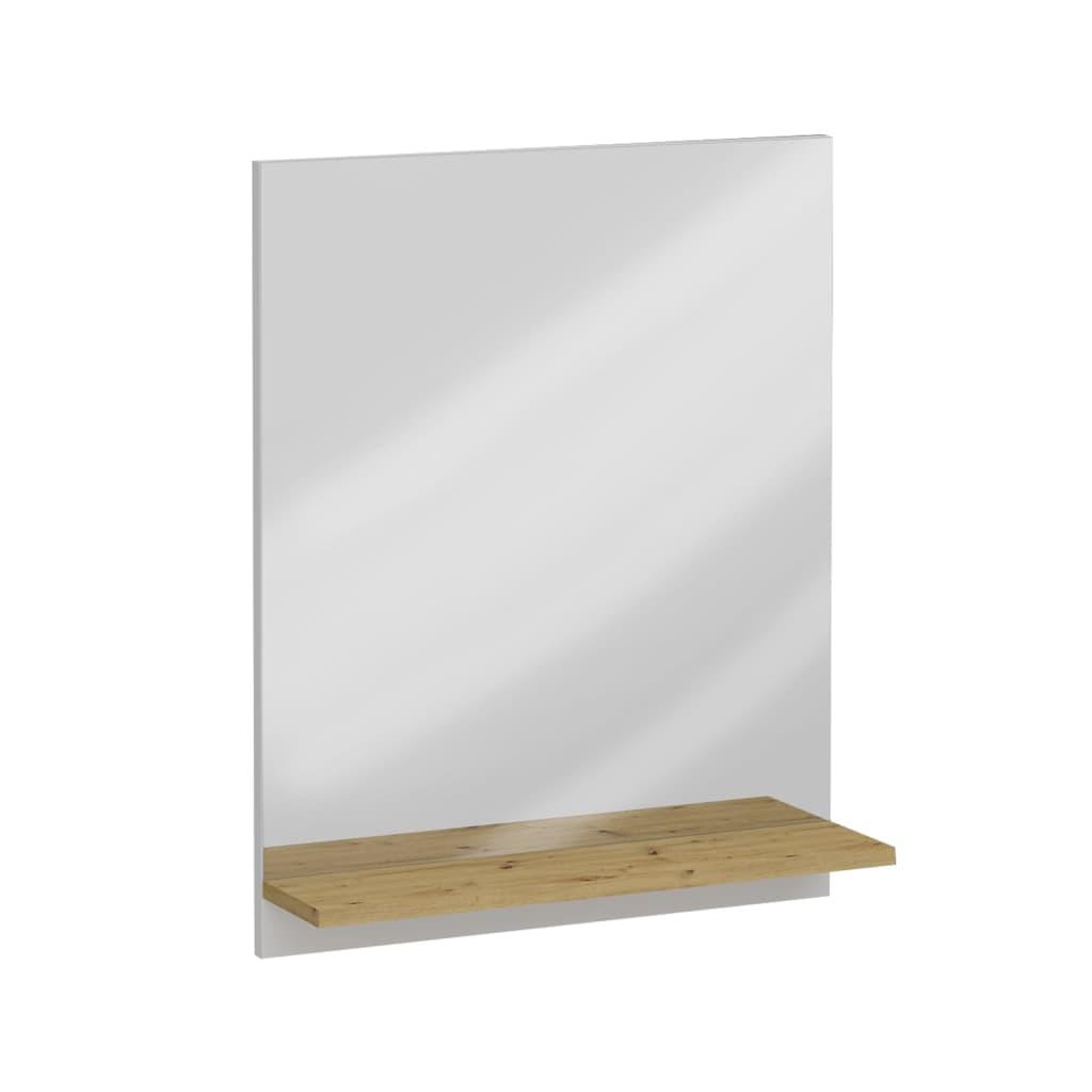 Fmd Wall-Mounted Mirror With Shelf 54.5X13.5X67.5 Cm Artisan Oak