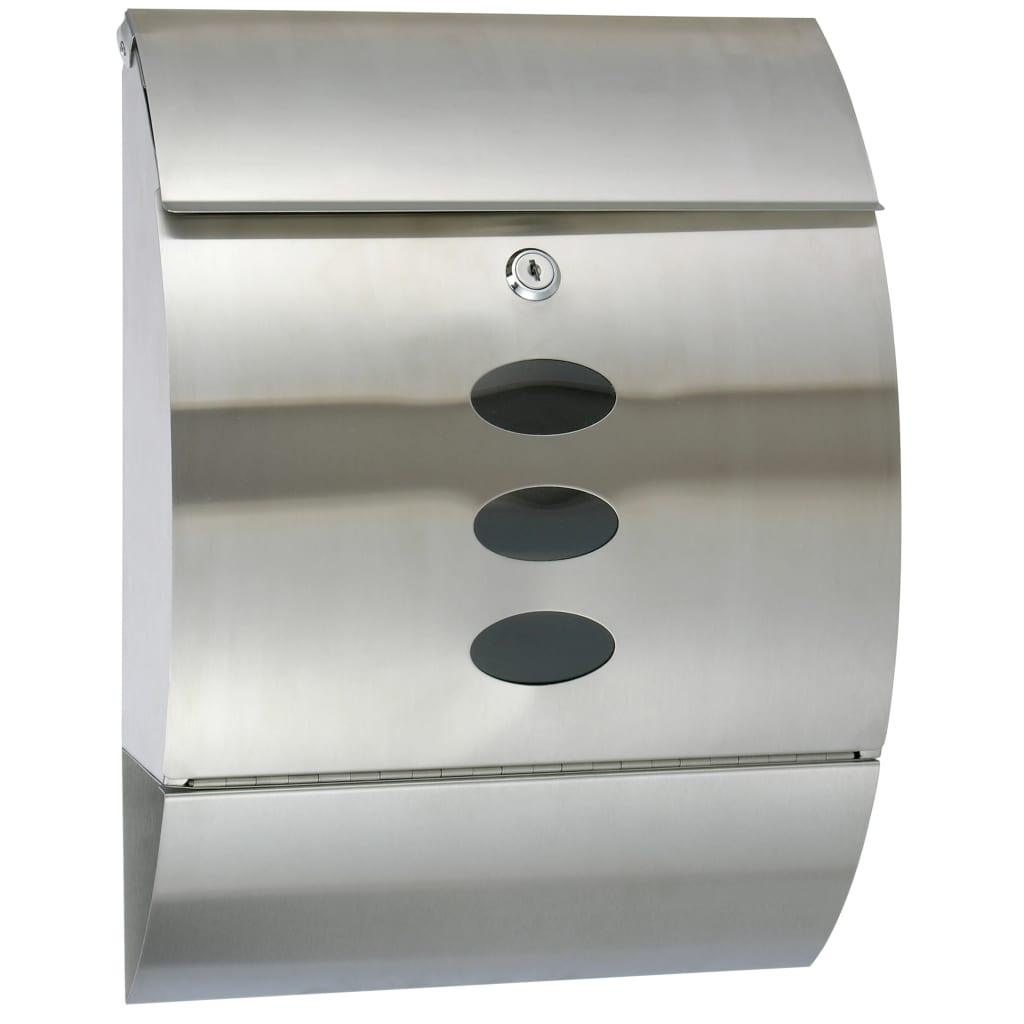 Hi Letter Box Stainless Steel 30X12X40 Cm