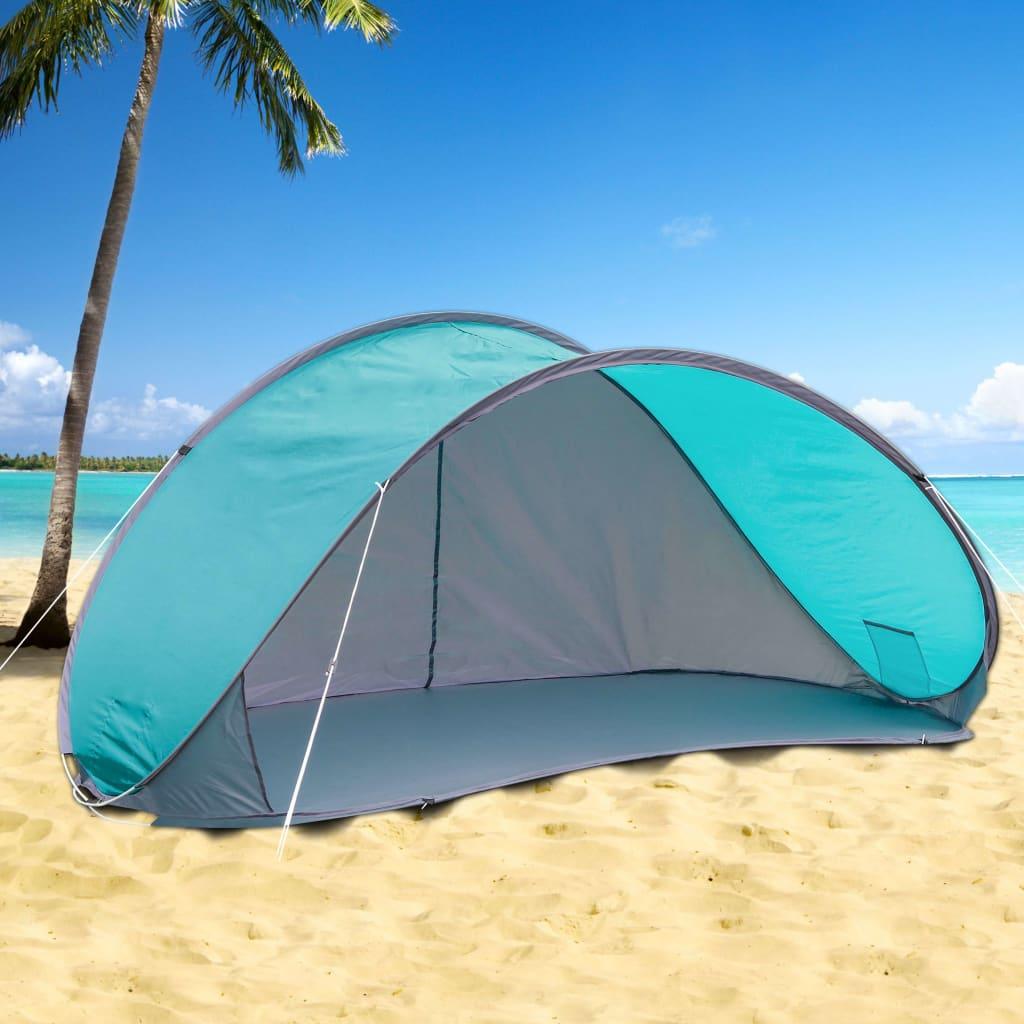 Hi Pop-Up Beach Tent Blue