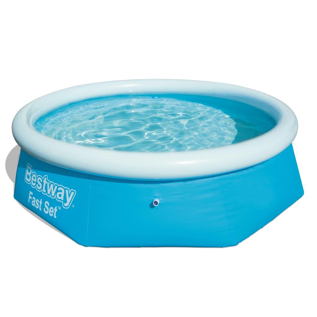 Bestway Fast Set Inflatable Swimming Pool Round 244X66 Cm 57265