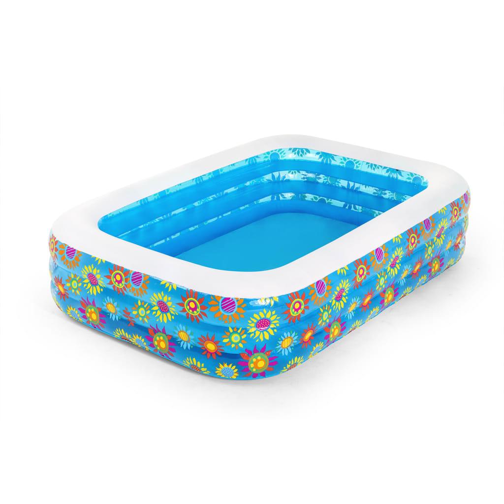 Bestway Inflatable Kids Pool Blue 229X152X56 Cm