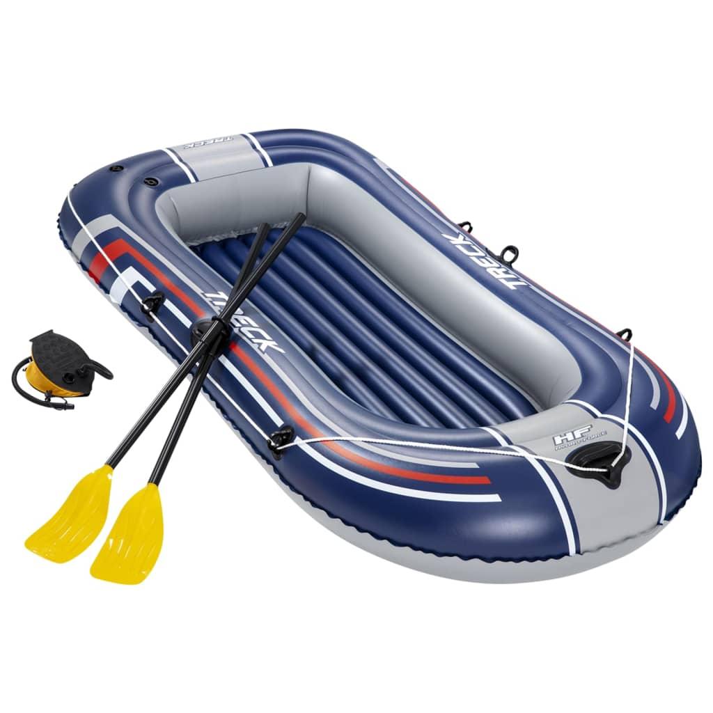 Bestway Hydro-Force Inflatable Boat With Pump And Oars Blue