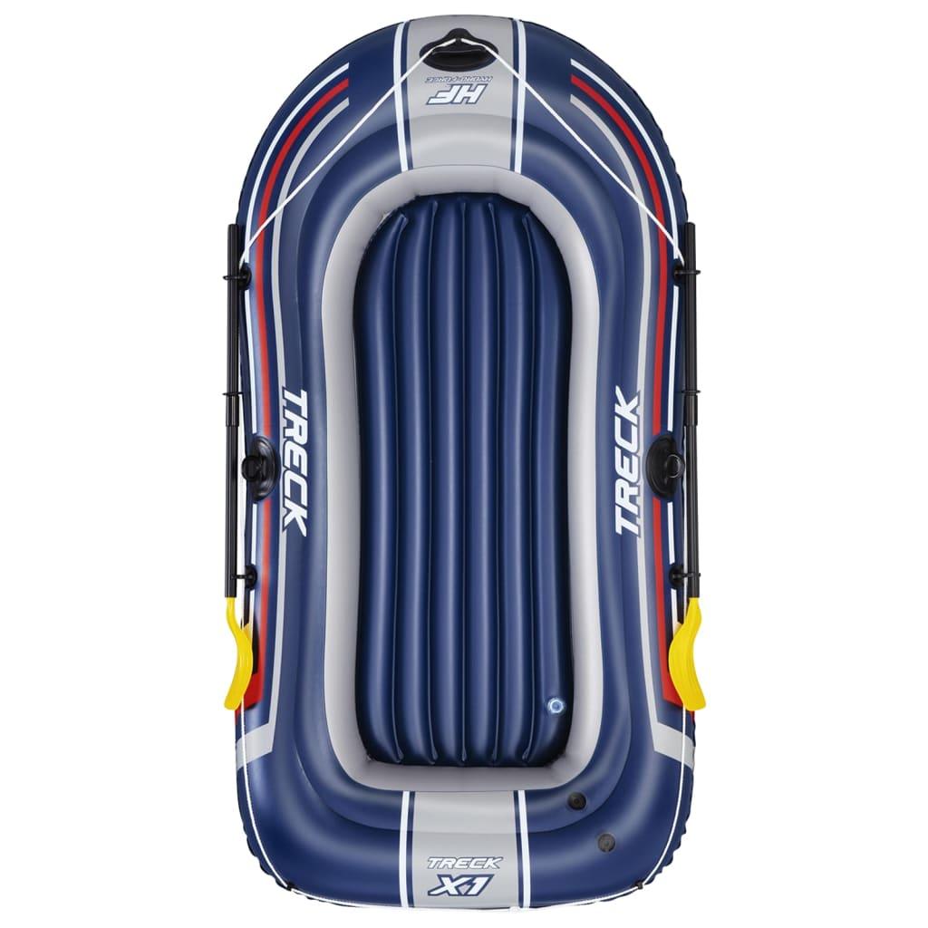 Bestway Hydro-Force Inflatable Boat With Pump And Oars Blue