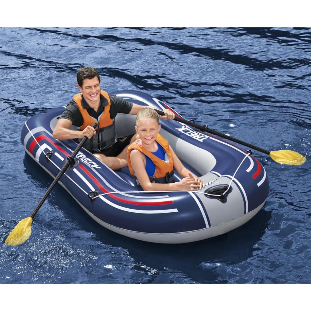 Bestway Hydro-Force Inflatable Boat With Pump And Oars Blue