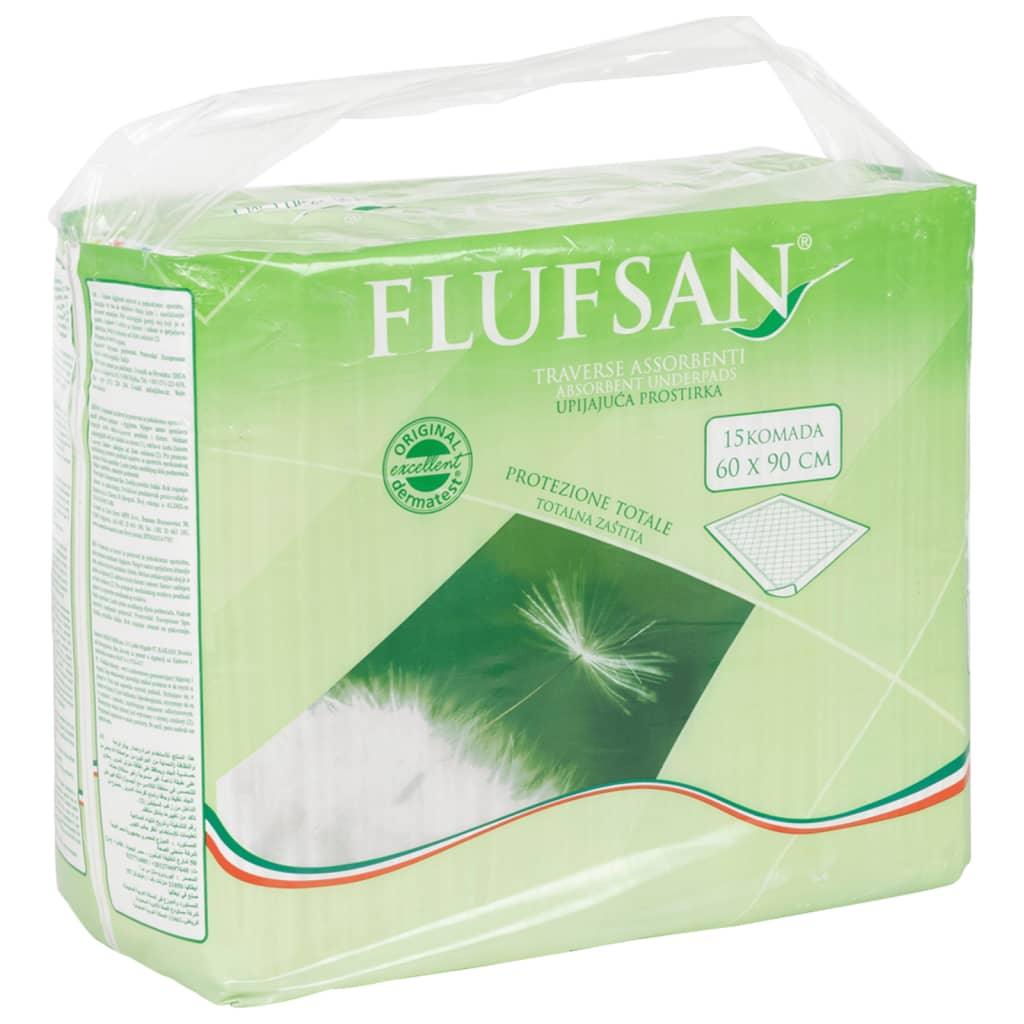 Flufsan Incontinence Bed Pads 90 Pcs 60X90 Cm