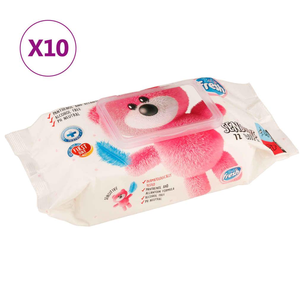 Baby Wipes 10 Packs 720 Wipes