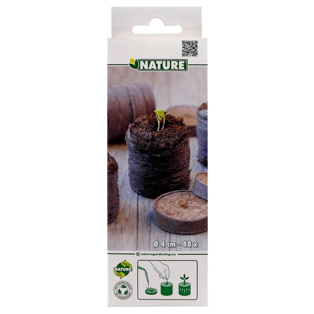 Nature Peat Tablets 48 Pcs Dia.4 Cm