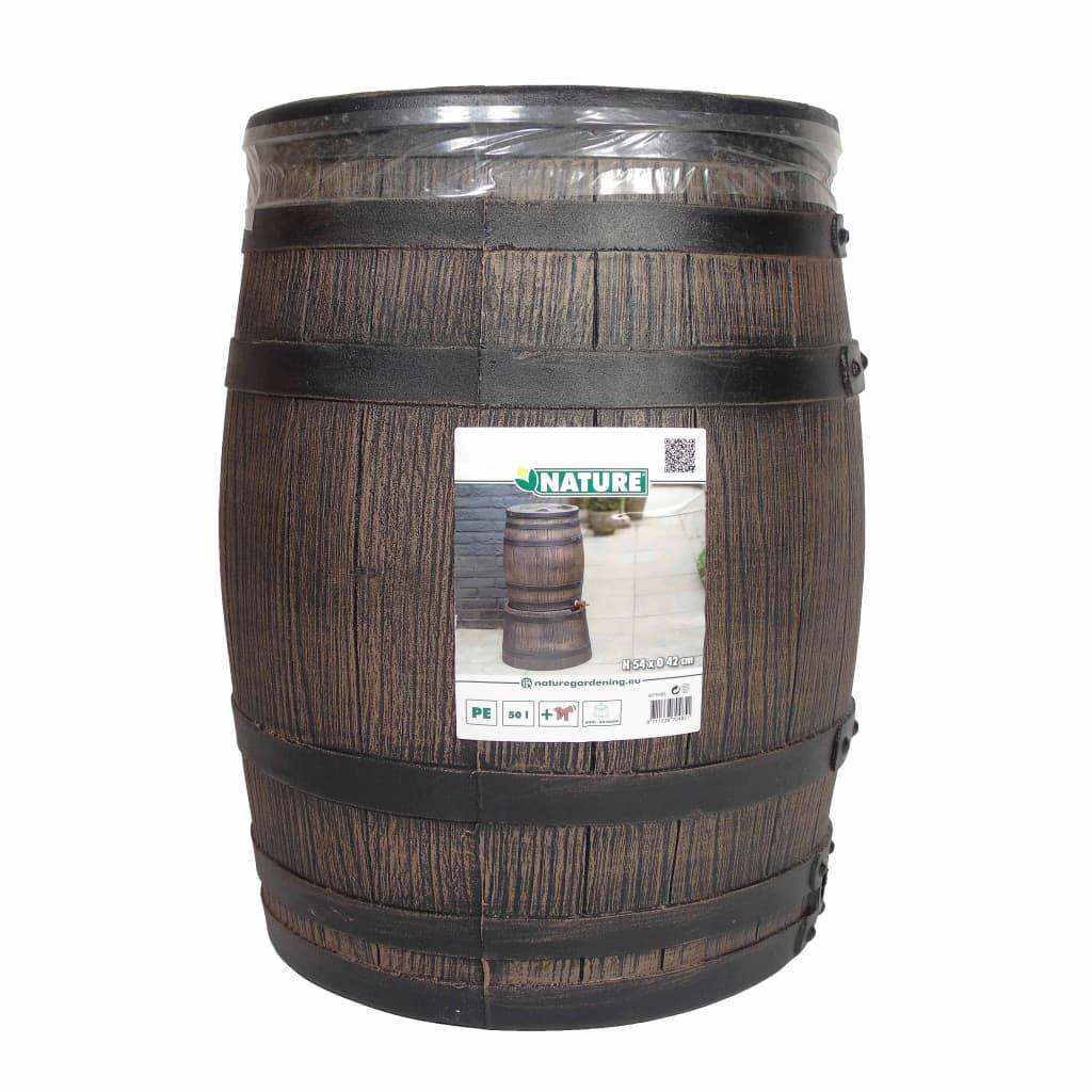 Nature Rainbutt With Wood Look 50L Brown