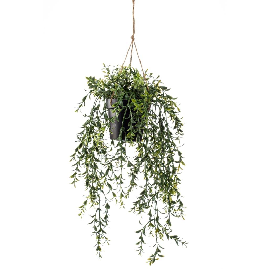 Emerald Artificial Hanging Bush In Pot 50 Cm