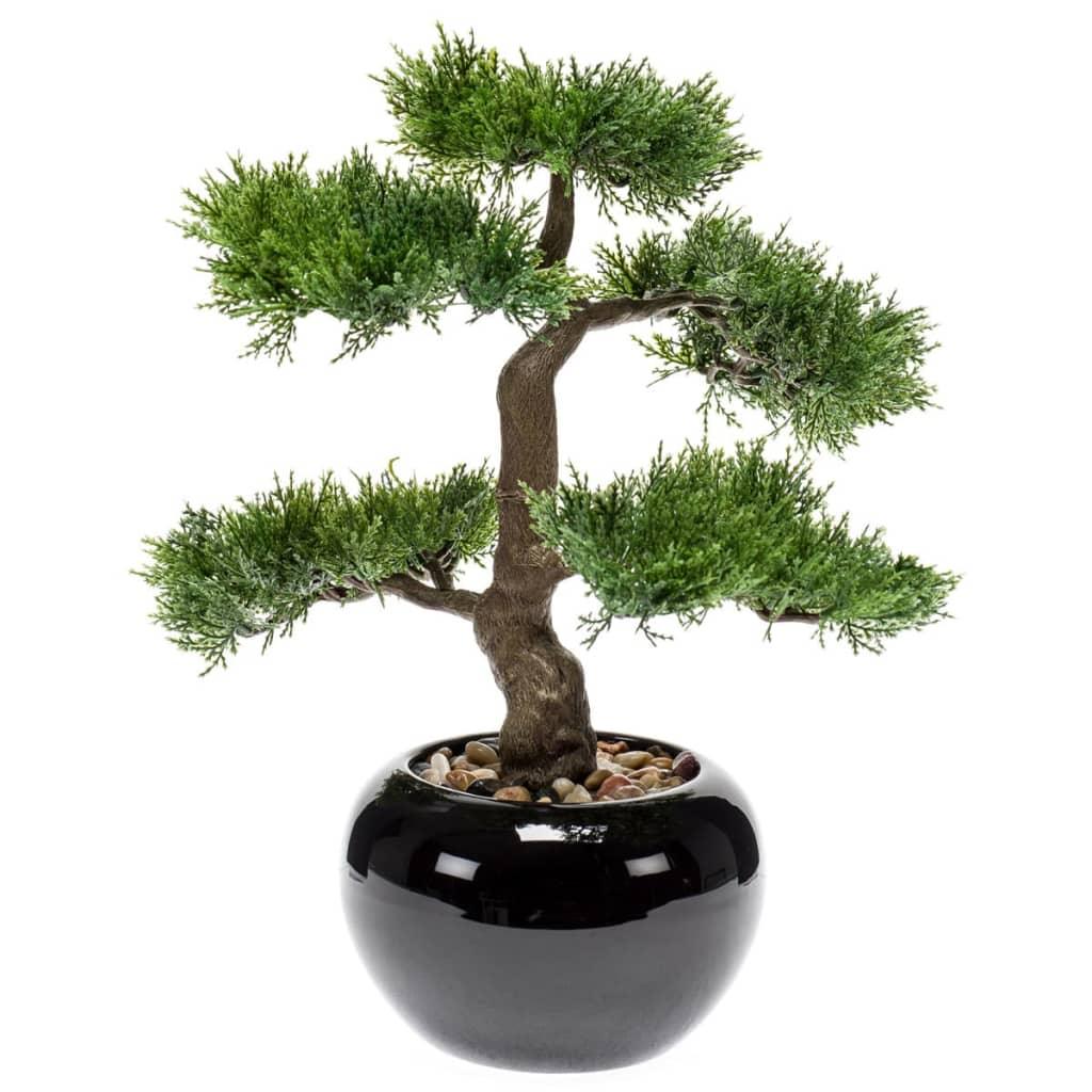 Emerald Artificial Cedar Bonsai Green 420003