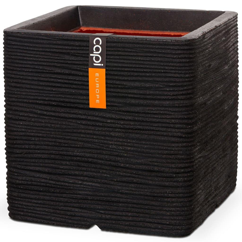 Capi Planter Nature Rib Square Kofz902