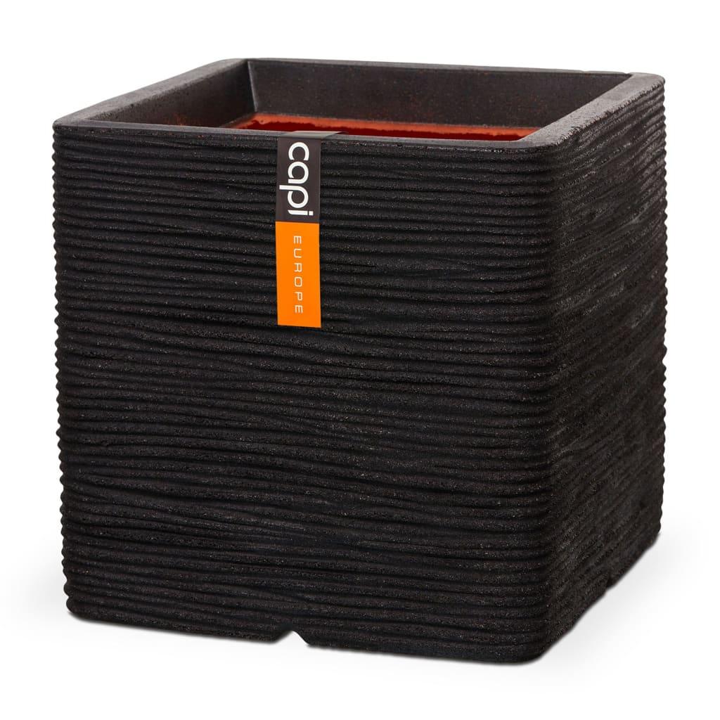 Capi Planter Nature Rib Square Kofz902