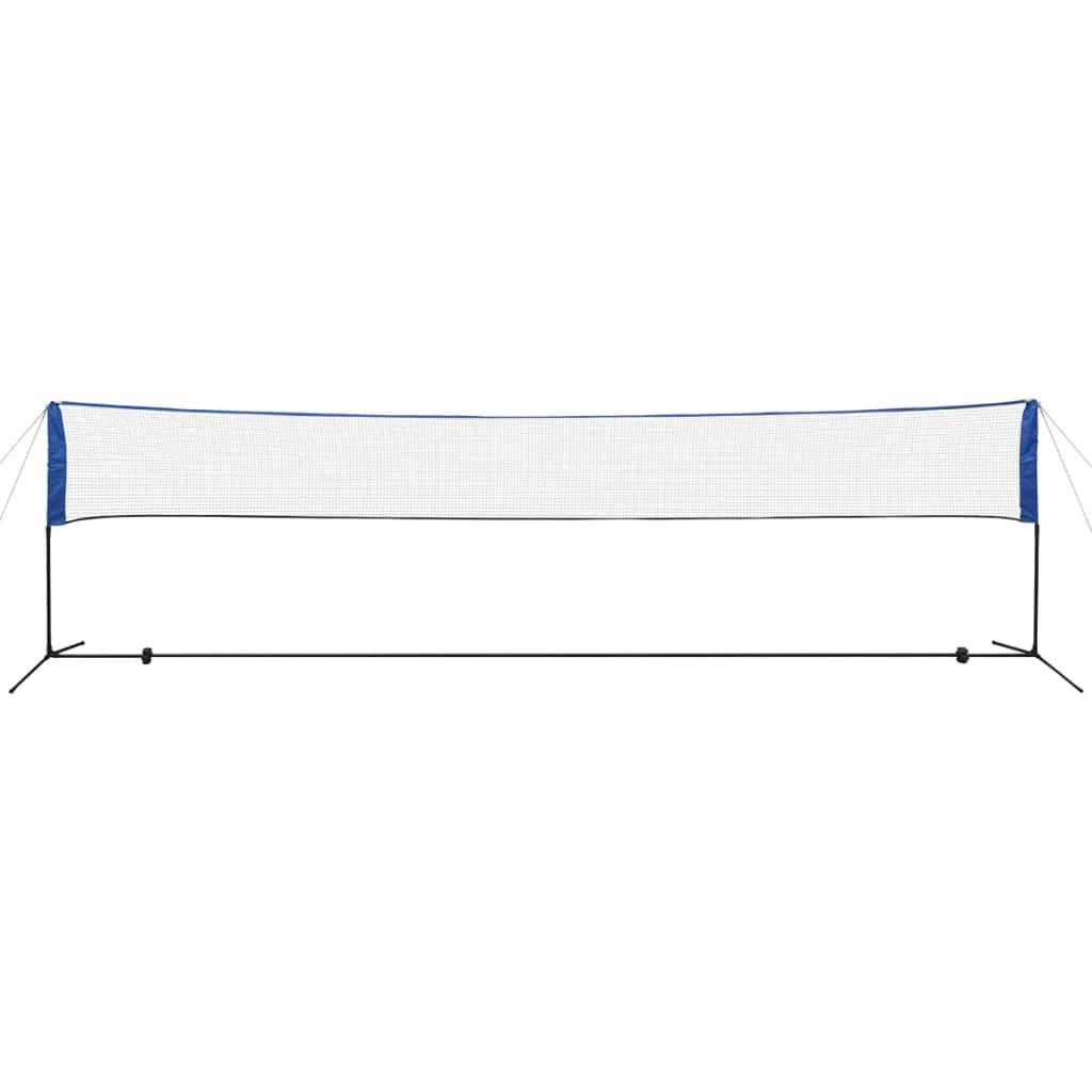 Badminton Net With Shuttlecocks 600X155 Cm