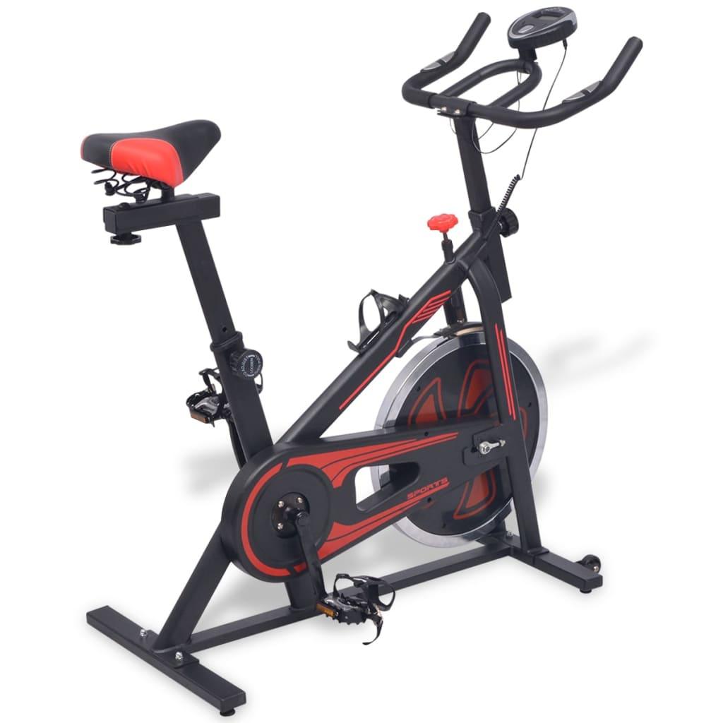 Exercise Training Bike With Pulse Sensors And Red