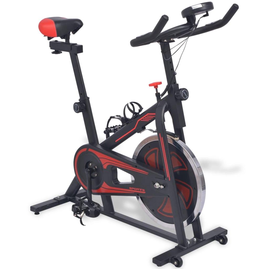 Exercise Training Bike With Pulse Sensors And Red