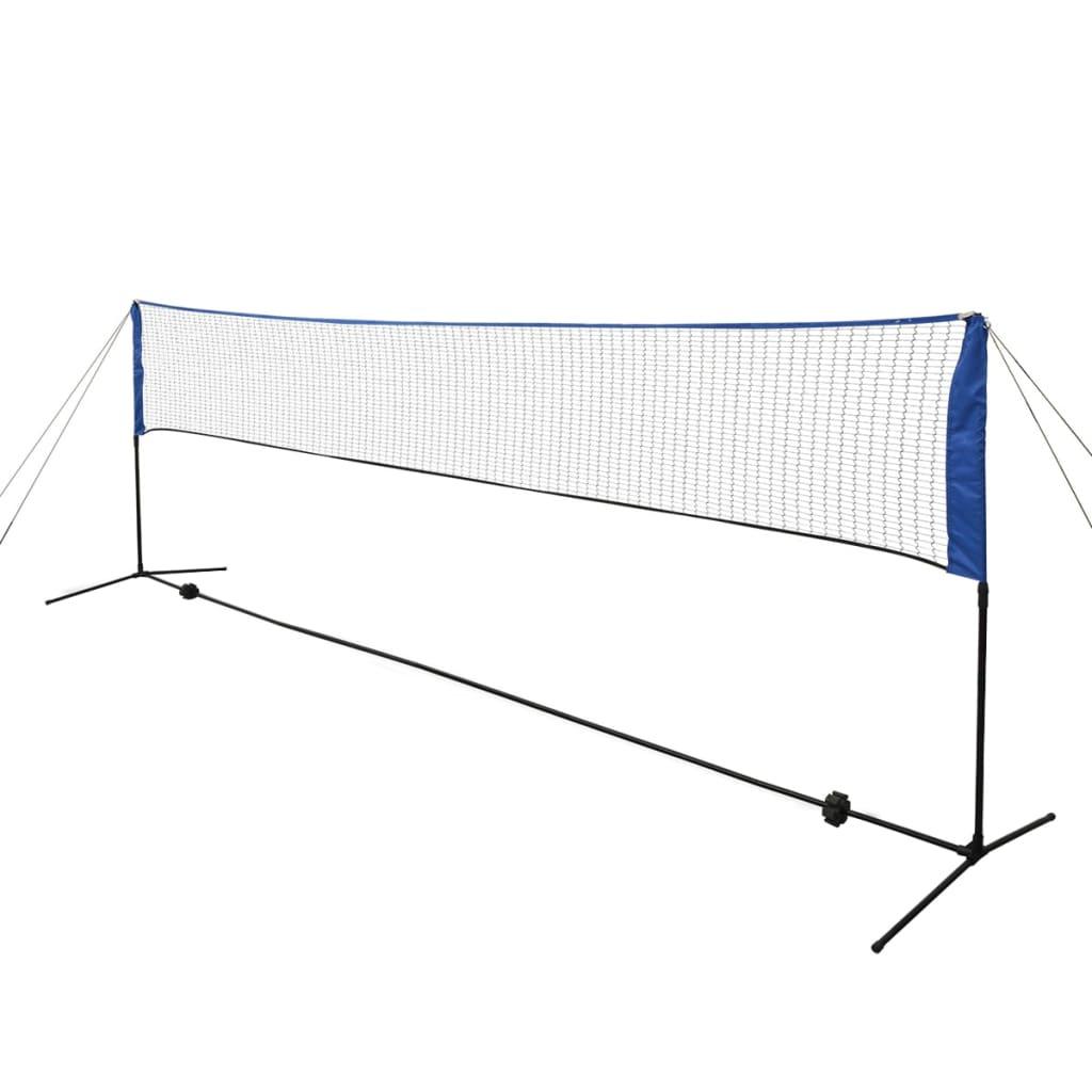 Badminton Net Set With Shuttlecocks 500X155 Cm