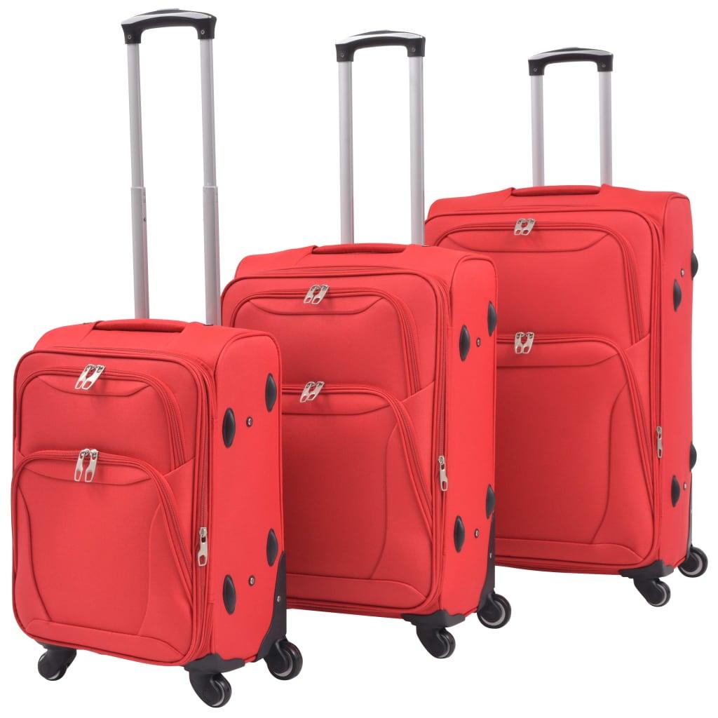 3 Piece Soft Case Trolley Set