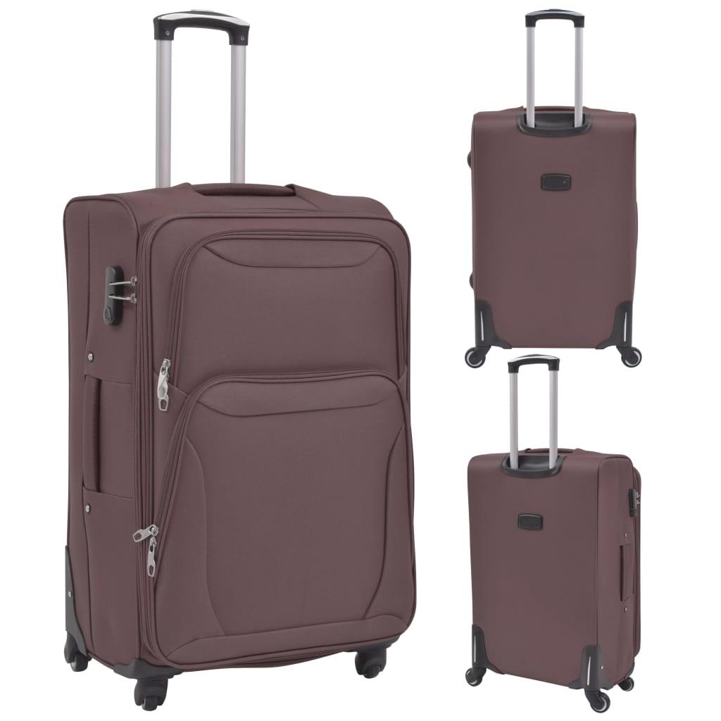 3 Piece Soft Case Trolley Set