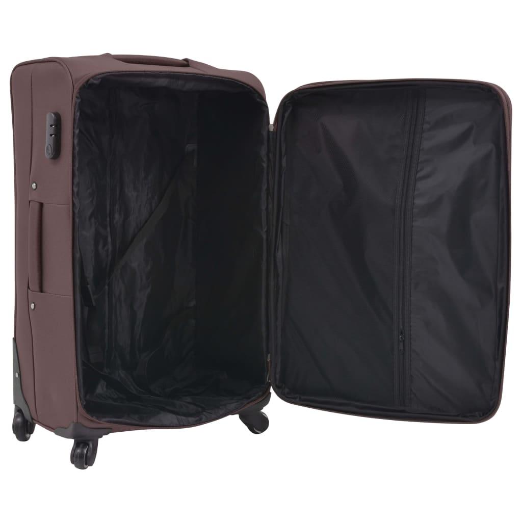 3 Piece Soft Case Trolley Set