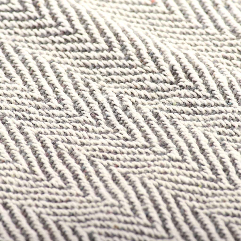 Throw Cotton Herringbone