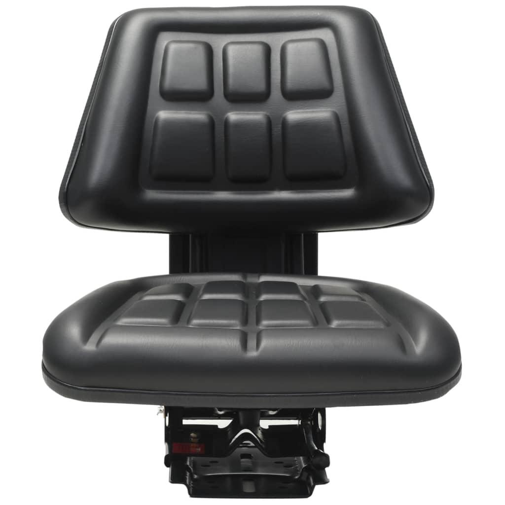 Tractor Seat With Suspension Black