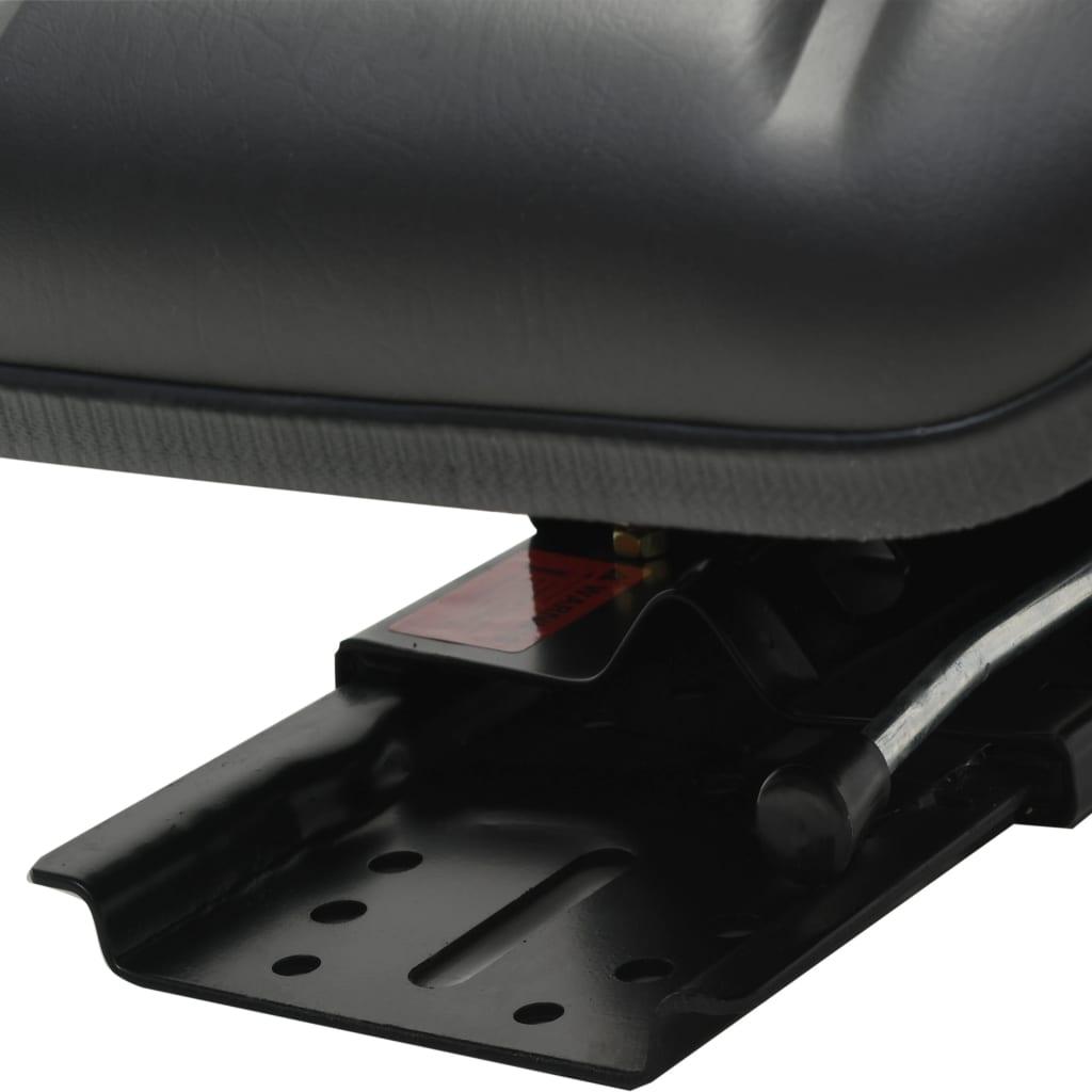 Tractor Seat With Suspension Black