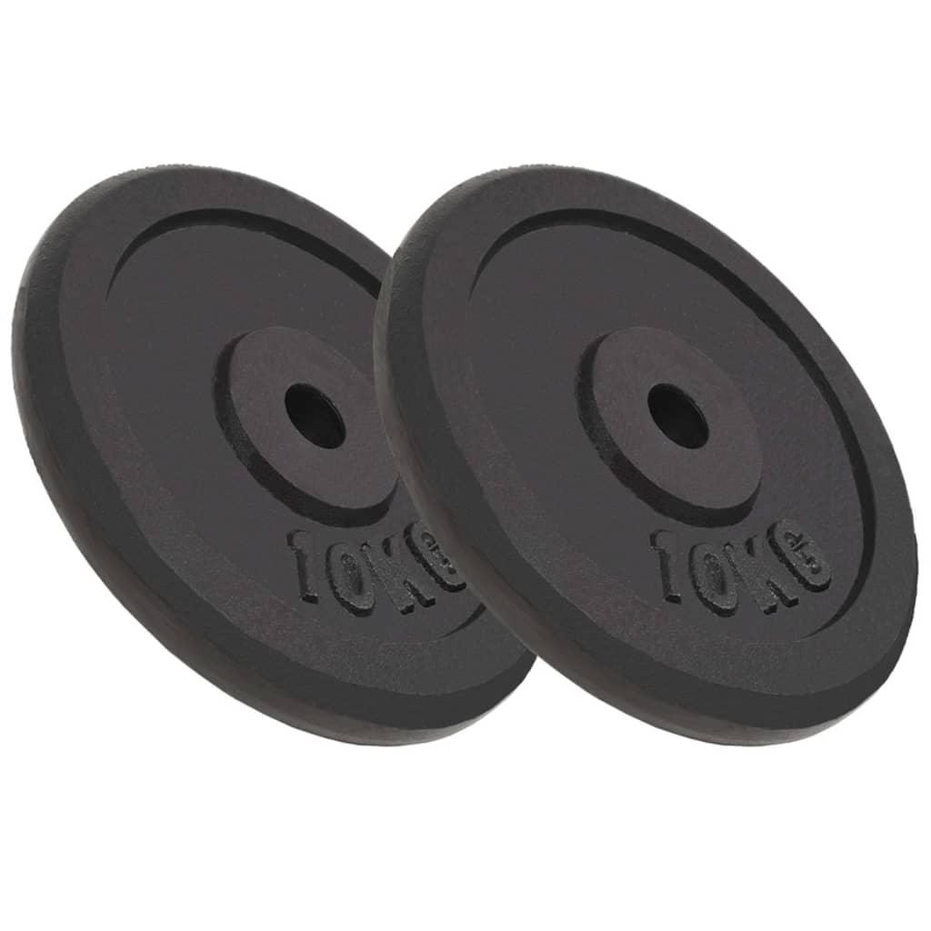 Weight Plates 8 Pcs 8X2.5 Kg Cast Iron