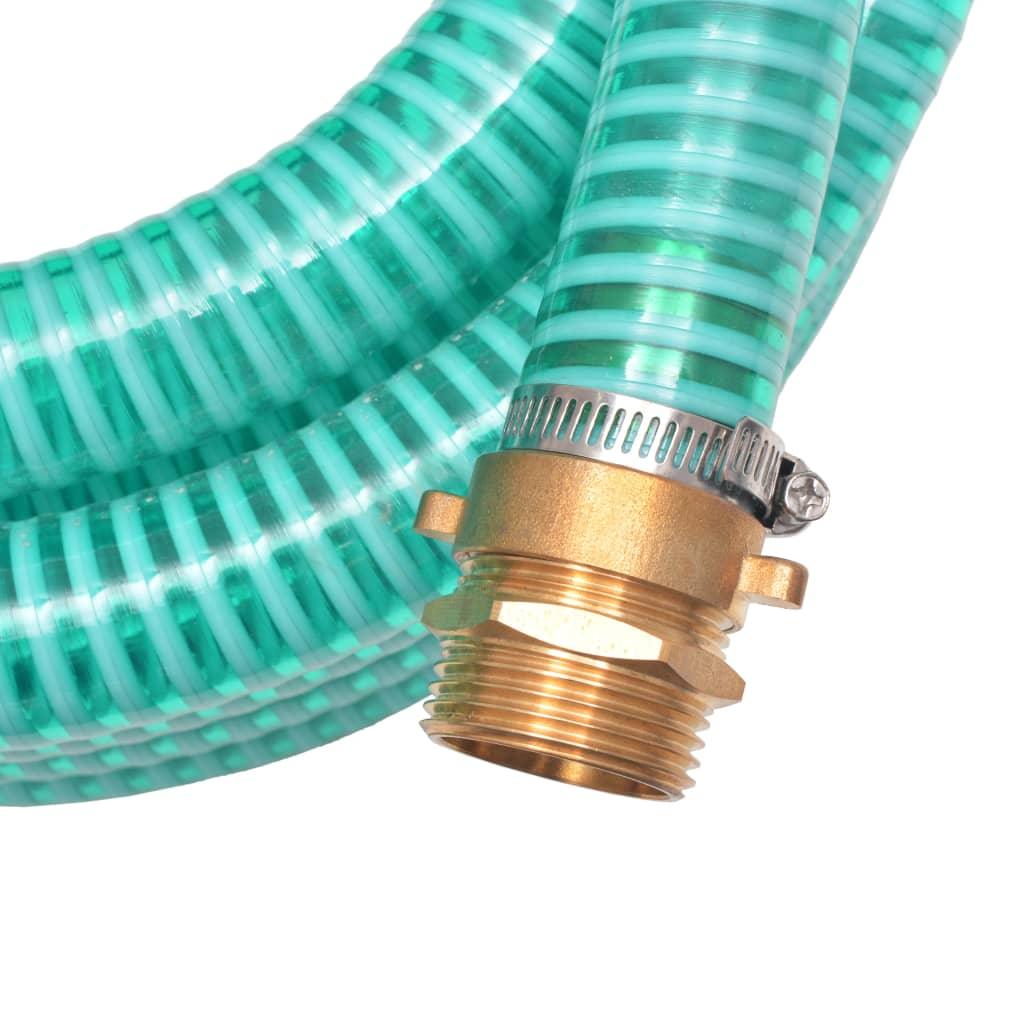 Suction Hose With Brass Connectors 25 Mm