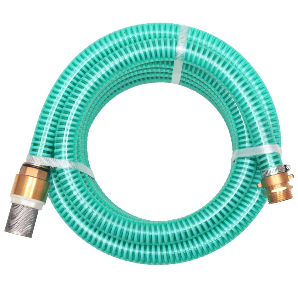 Suction Hose With Brass Connectors 25 Mm