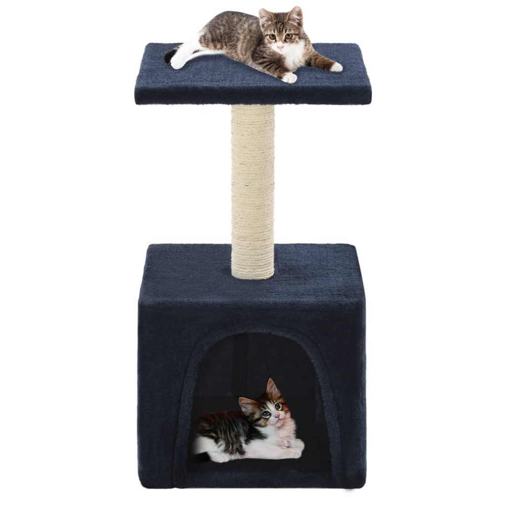 Trendyproduct.co.uk Cat Tree With Sisal Scratching Post vidaXL Animals & Pet Supplies Animals & Pet Supplies > Pet Supplies > Cat Supplies > Cat Furniture Blue Cat Furniture Cat Supplies parcel Pet Supplies vidaXL