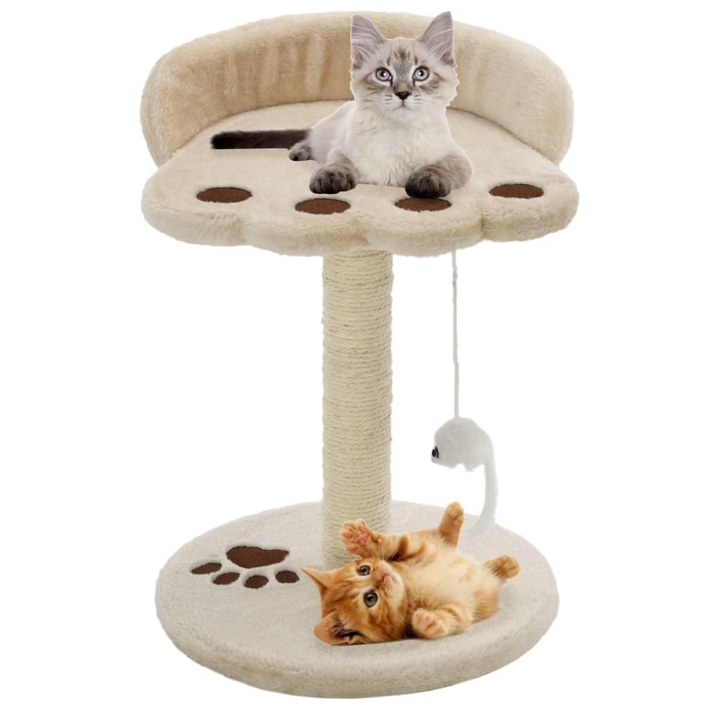 Trendyproduct.co.uk Cat Tree With Sisal Scratching Post And Brown vidaXL Animals & Pet Supplies Animals & Pet Supplies > Pet Supplies > Cat Supplies > Cat Furniture Beige Cat Furniture Cat Supplies parcel Pet Supplies vidaXL