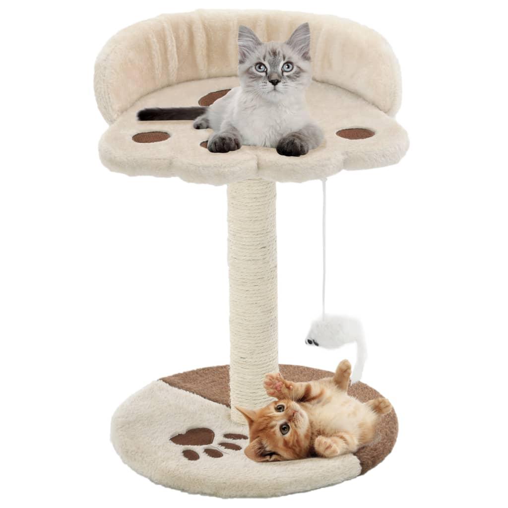 Trendyproduct.co.uk Cat Tree With Sisal Scratching Post And Brown vidaXL Animals & Pet Supplies Animals & Pet Supplies > Pet Supplies > Cat Supplies > Cat Furniture Beige Cat Furniture Cat Supplies parcel Pet Supplies vidaXL