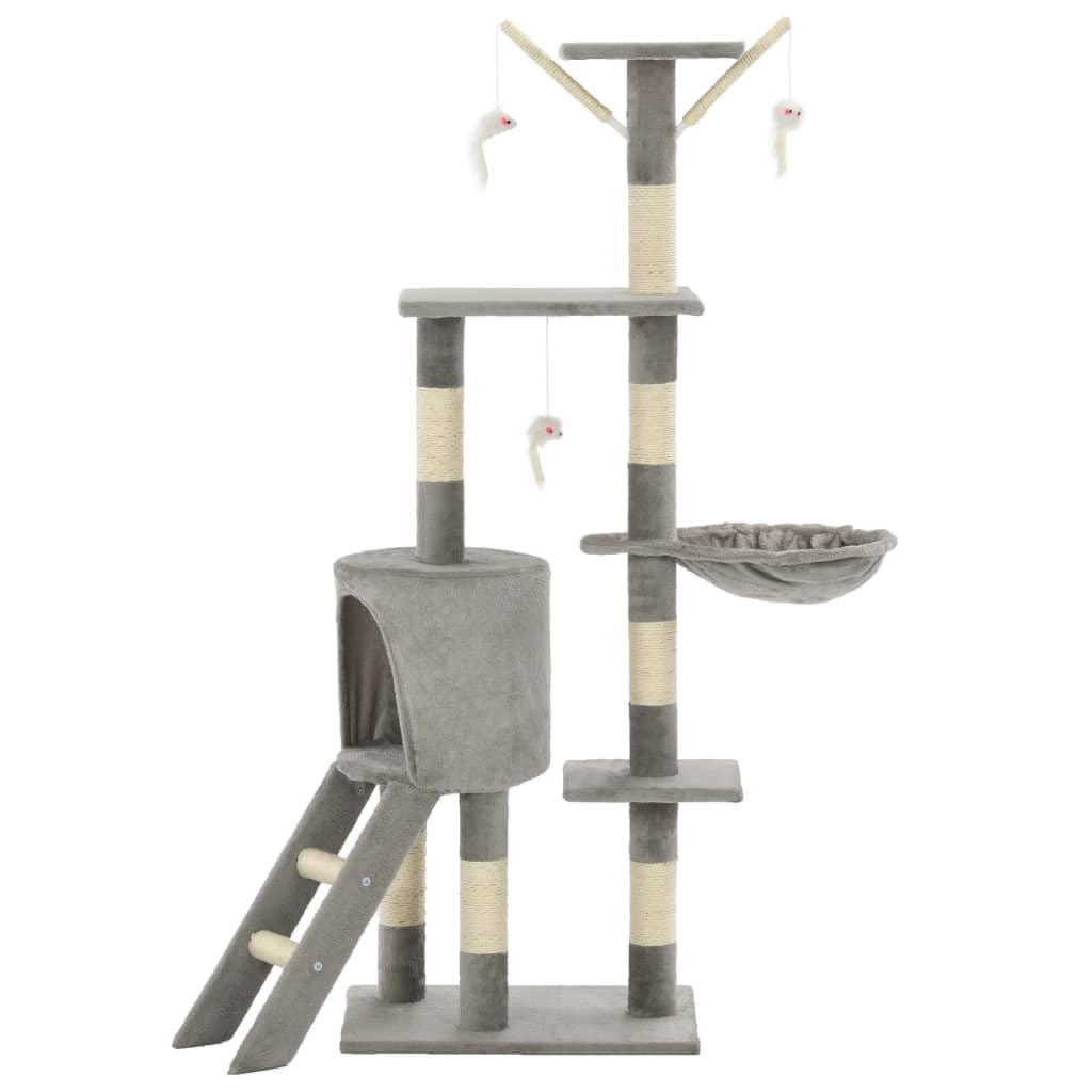 Cat Tree With Sisal Scratching Posts 138 Cm