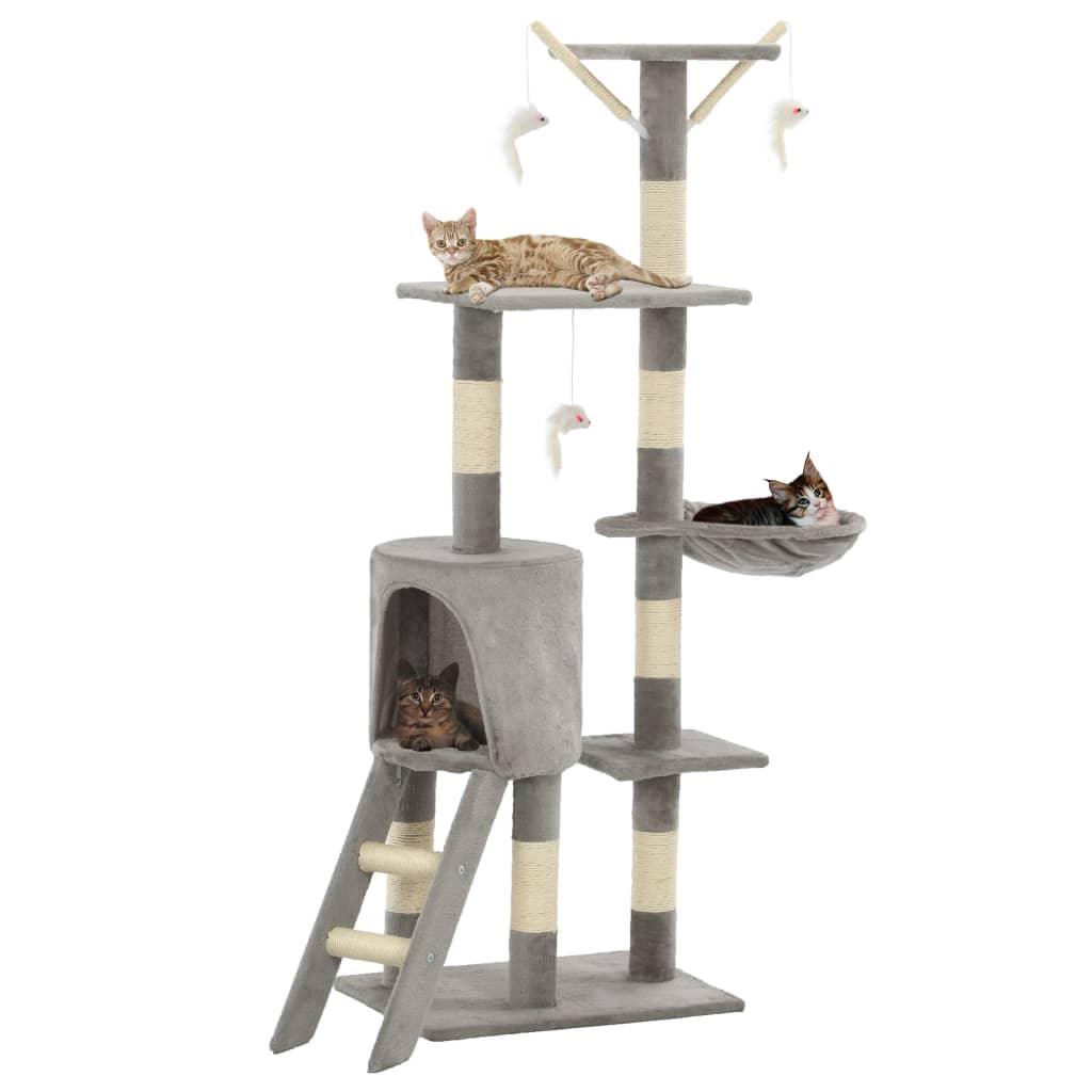 Cat Tree With Sisal Scratching Posts 138 Cm