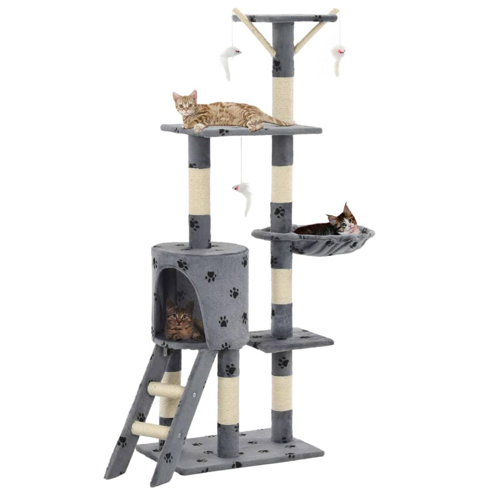 Cat Tree With Sisal Scratching Posts 138 Cm