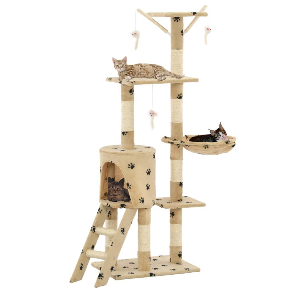 Cat Tree With Sisal Scratching Posts 138 Cm