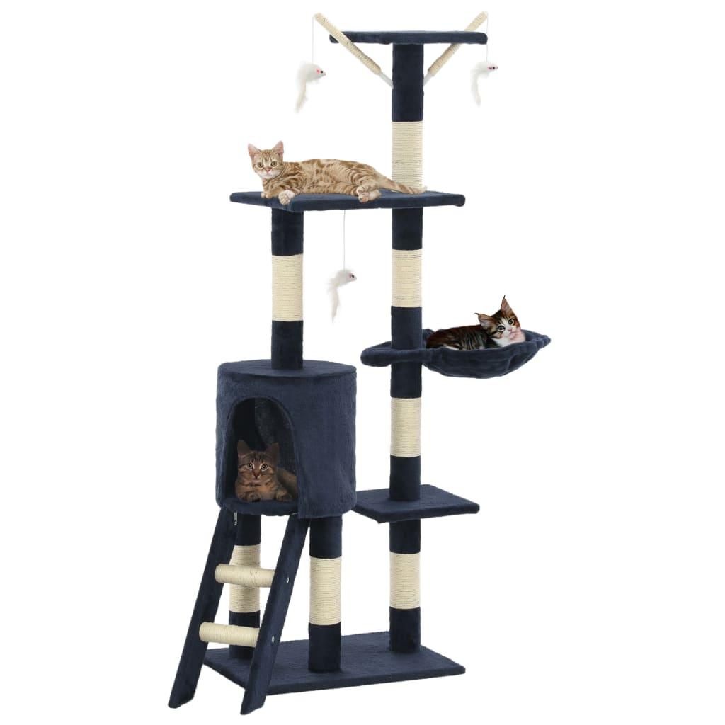 Cat Tree With Sisal Scratching Posts 138 Cm