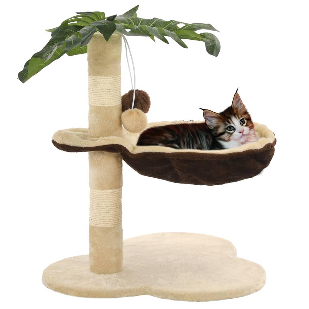 Trendyproduct.co.uk Cat Tree With Sisal Scratching Post 50 Cm Beige And Brown vidaXL Animals & Pet Supplies Animals & Pet Supplies > Pet Supplies > Cat Supplies > Cat Furniture Cat Furniture Cat Supplies Multicolour parcel Pet Supplies vidaXL