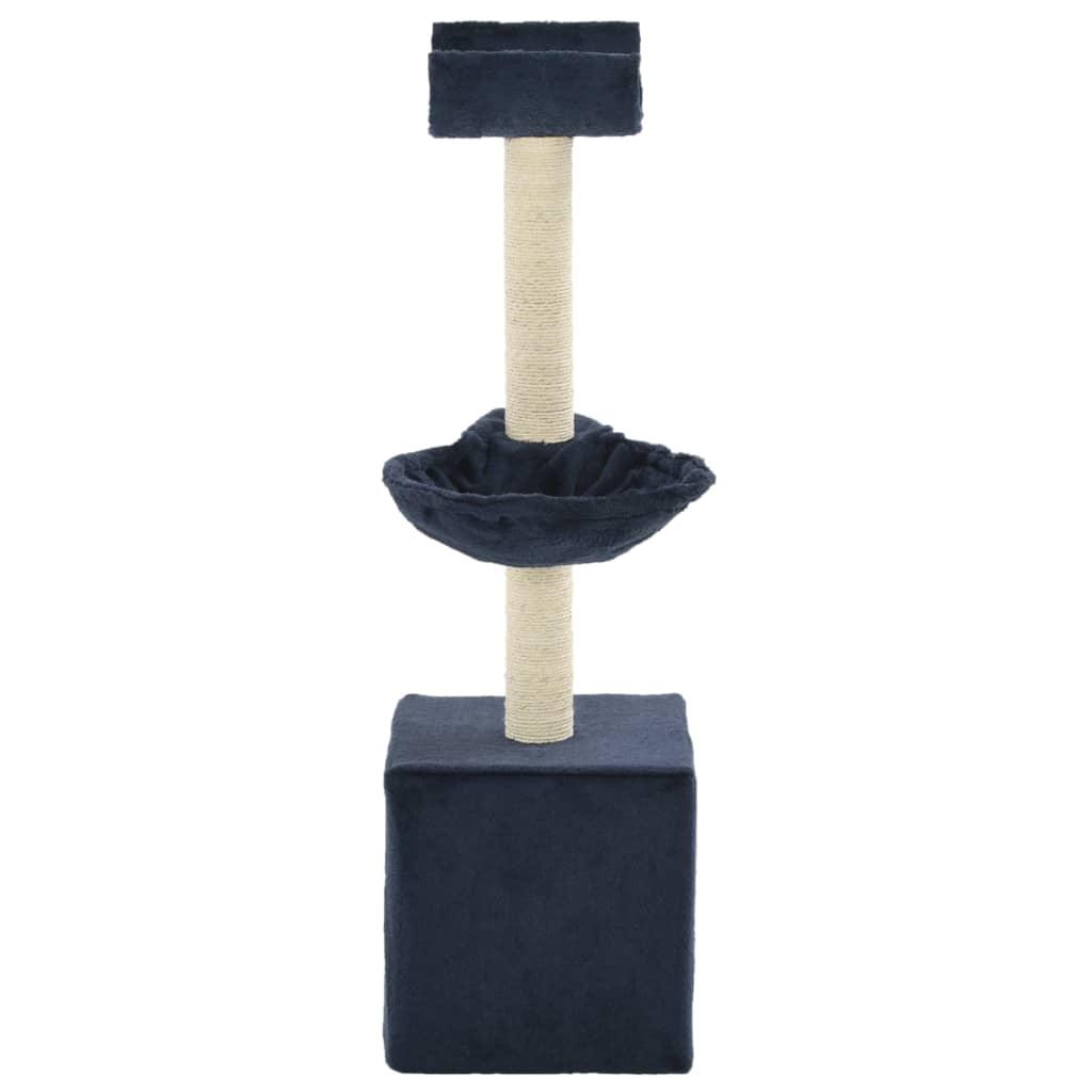 Trendyproduct.co.uk Cat Tree With Sisal Scratching Posts 105 Cm vidaXL Animals & Pet Supplies Animals & Pet Supplies > Pet Supplies > Cat Supplies > Cat Furniture Blue Cat Furniture Cat Supplies parcel Pet Supplies vidaXL