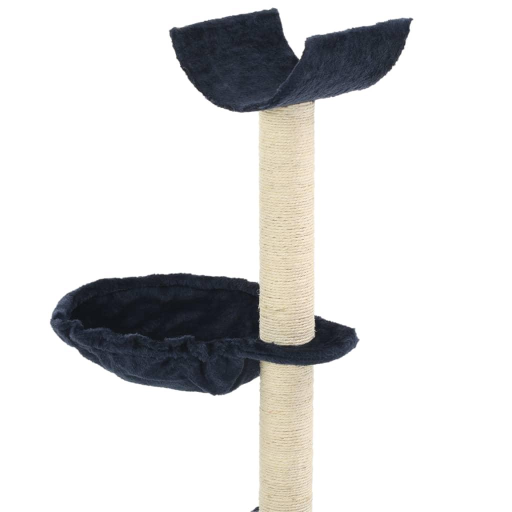 Trendyproduct.co.uk Cat Tree With Sisal Scratching Posts 105 Cm vidaXL Animals & Pet Supplies Animals & Pet Supplies > Pet Supplies > Cat Supplies > Cat Furniture Blue Cat Furniture Cat Supplies parcel Pet Supplies vidaXL