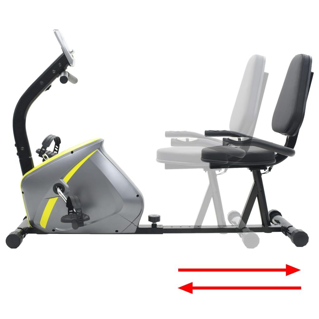 Magnetic Recumbent Exercise Bike With Pulse Measurement