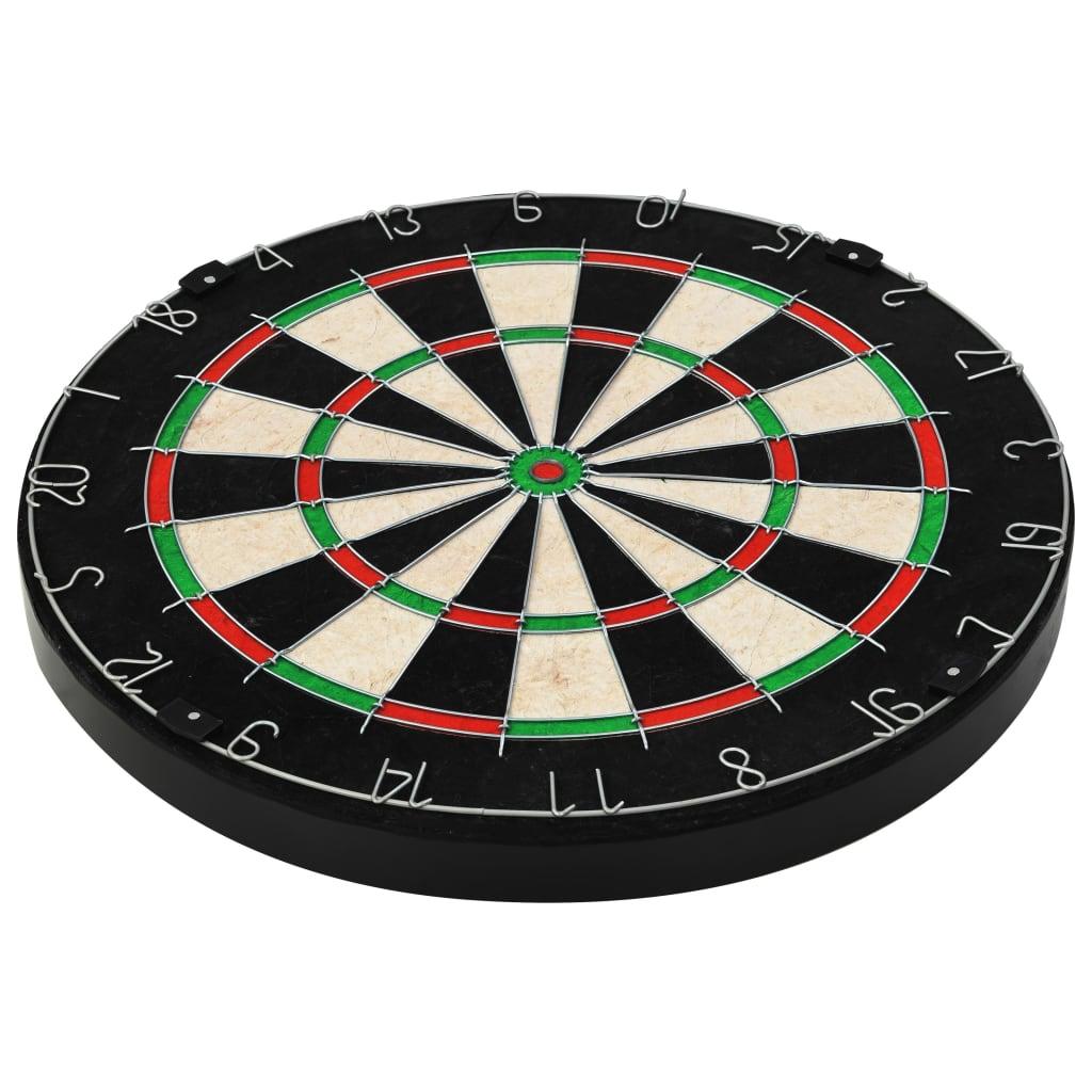 Professional Dart Set With Dartboard And Surround Sisal Steel