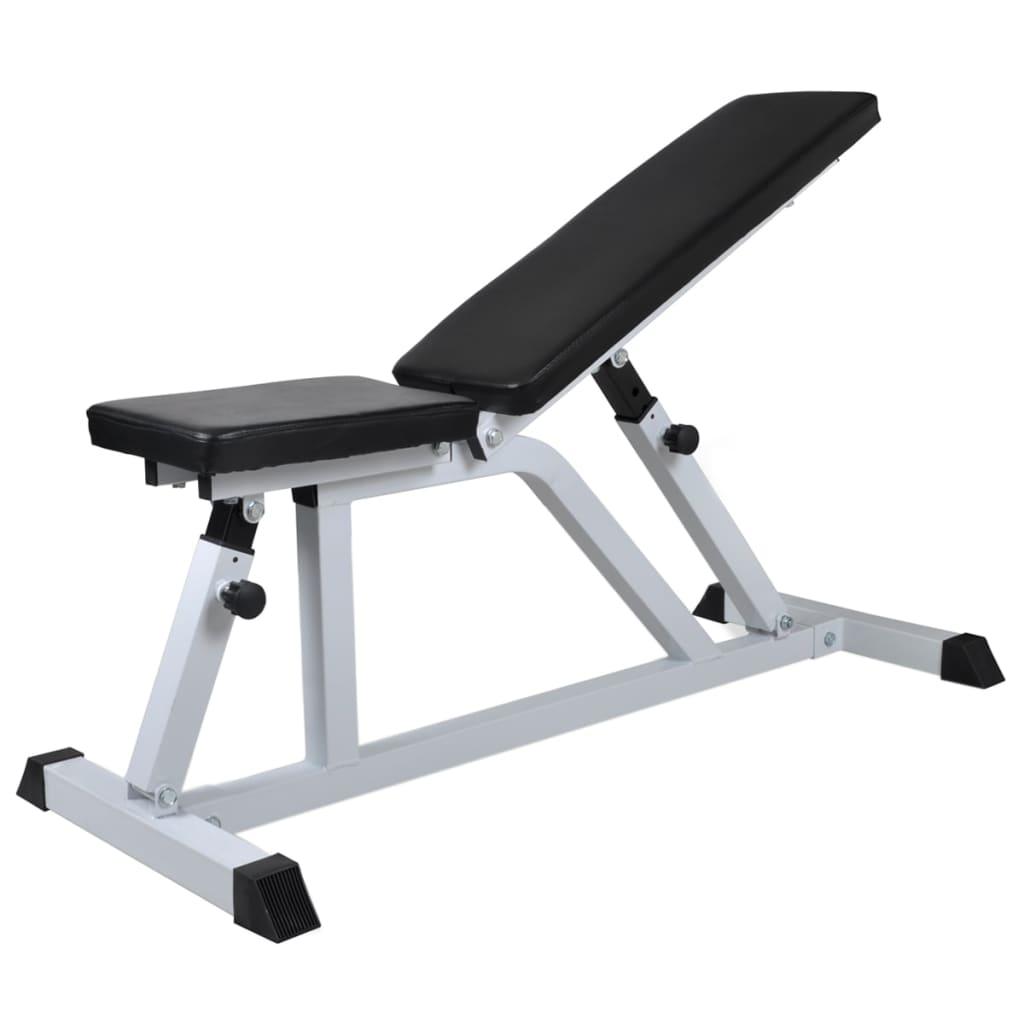 Workout Bench With Barbell And Dumbbell Set 60.5 Kg