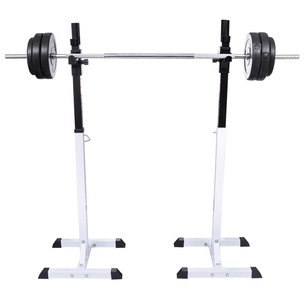 Barbell Squat Rack With Barbell And Dumbbell Set 60.5 Kg