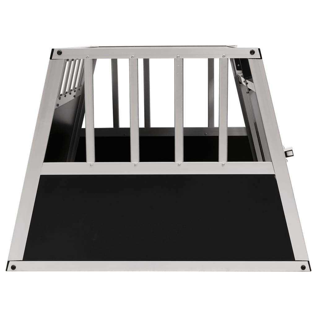 Trendyproduct.co.uk Dog Cage With Double Door vidaXL Animals & Pet Supplies Animals & Pet Supplies > Pet Supplies > Dog Supplies > Dog Houses Dog Houses Dog Supplies parcel Pet Supplies Silver vidaXL