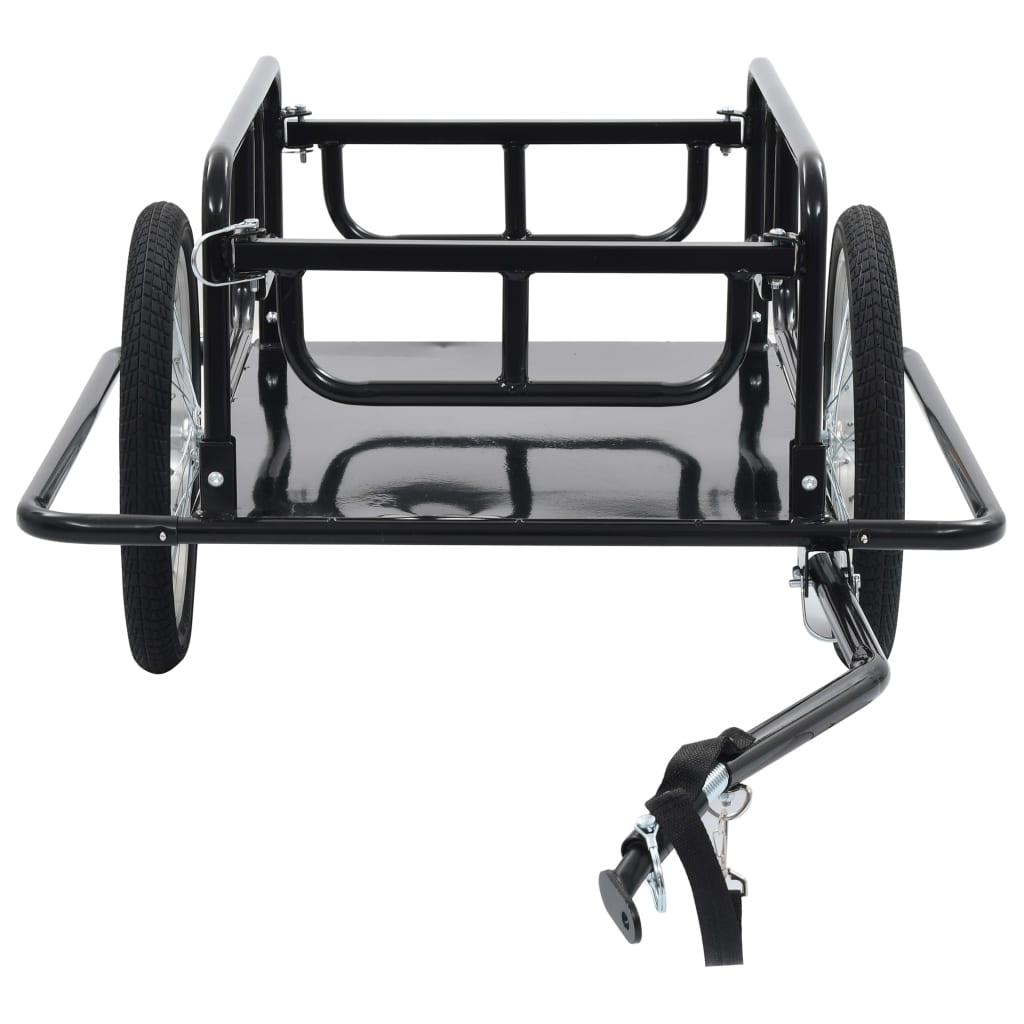 Bike Trailer 130X73X48.5 Cm Steel Black